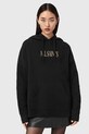 AllSaints bluza bawełniana CORA nadruk czarny W034JE