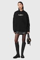 Odzież AllSaints bluza bawełniana CORA W034JE czarny