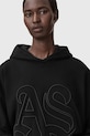 AllSaints bluza bawełniana ARTIA czarny W065JE