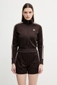 adidas Originals bluza FB CLASSIC TT aplikacja brązowy KC6572