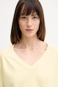Svetr Levi's TARA SUPER SOFT VNECK žlutá 0046F.0010