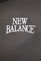New Balance bluza z kapturem damska Fleece Full Zip WJ61W2EEABR szary