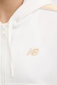 New Balance bluza rozpinana z kapturem damska Interlock Full Zip WJ61B759SST beżowy
