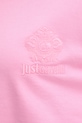 Памучен суичър Just Cavalli 80PAIE15.CF100 розов