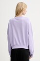 Odzież Just Cavalli bluza bawełniana 80PAIT09.CF500 fioletowy