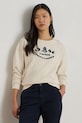 Lauren Ralph Lauren кофта женская хлопковая бежевый 200P10151