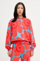 Marimekko μπλούζα γυναικεία βαμβακερή κόκκινο 095070
