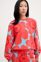 Marimekko μπλούζα γυναικεία βαμβακερή κόκκινο 095070