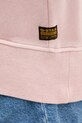 G-Star bluza bawełniana Washed relaxed r D28752.D969 różowy