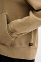 G-Star bluza bawełniana Washed hdd zip relaxed D28754.D969 beżowy