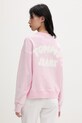 Odzież Tommy Jeans bluza damska bawełniana DW0DW22366 różowy