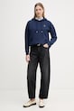 U.S. Polo Assn. bluza z kapturem damska DHM WUP2279 granatowy SS26