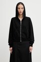 Rick Owens DRKSHDW bluza bawełniana Small Gimp z kapturem czarny DS01F4246.RIG