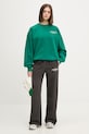 P.E Nation bluza oversize damska Field 261F095 zielony SS26