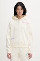 Converse bluza z kapturem damska beżowy CVW6H095