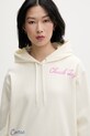 Converse bluza z kapturem damska beżowy CVW6H095