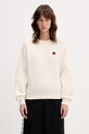 Kenzo bluza bawełniana Sweat bawełna beżowy FG52SW2114MJ