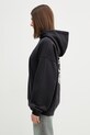 Anine Bing HARVEY SWEATSHIRT STENCIL - VINTAGE BLACK bluza z kapturem damska bawełniana A.08.12095.VTG3 czarny SS26