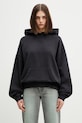 Odzież Anine Bing HARVEY SWEATSHIRT STENCIL - VINTAGE BLACK bluza z kapturem damska bawełniana A.08.12095.VTG3 czarny