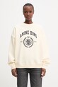 Anine Bing MILES SWEATSHIRT COLLEGIATE - CREAM bluza bawełniana damska beżowy A.08.12486.WKHA3