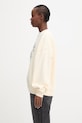 Anine Bing MILES SWEATSHIRT COLLEGIATE - CREAM bluza bawełniana damska A.08.12486.WKHA3 beżowy SS26