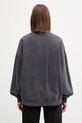 Odzież Anine Bing MILES SWEATSHIRT NEW CLASSIC - WASHED BLACK bluza bawełniana damska A.08.12490.WBL1 czarny