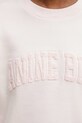 Anine Bing SPENCER SWEATSHIRT ANINE BING - POWDER PINK bluza z kapturem damska bawełniana różowy A.08.12034.PKI1