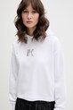 Karl Lagerfeld Jeans bluza z kapturem damska bawełniana biały B2W20037