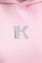 Karl Lagerfeld Jeans bluza z kapturem damska bawełniana B2W20037 różowy