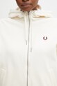 Fred Perry bluza rozpinana damska bawełniana beżowy G2164