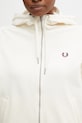 Fred Perry bluza rozpinana damska bawełniana beżowy G2164