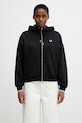 Fred Perry bluza rozpinana bawełniana damska czarny G2164
