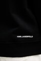 Karl Lagerfeld mikina dámská bavlněná IKON černá B2W20022