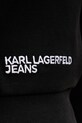 Karl Lagerfeld Jeans bluza z kapturem damska z bawełną B2W20042 czarny