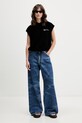 Karl Lagerfeld Jeans bluza oversize damska B2W20034 czarny SS26