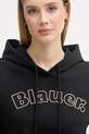 Blauer bluza z kapturem damska z bawełny FAYETTE czarny BLDF08057