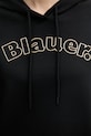 Blauer bluza z kapturem damska z bawełny FAYETTE BLDF08057 czarny
