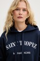 MICHAEL Michael Kors bluza damska bawełniana granatowy MS6520W4MY