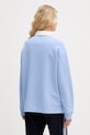 Odzież Gant bluza damska bawełniana 4201436 niebieski
