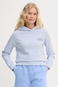 Gant hanorac cu glugă pentru femei, din bumbac albastru 4201486