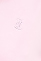 Juicy Couture μπλούζα με κουκούλα γυναικεία βελούρ ICCLE HOODIE ροζ JCWAS126304