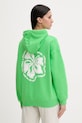 Oblečenie Rip Curl mikina s kapucňou dámska s bavlnou SURF PUFF HERITAGE 0A0WFL zelená