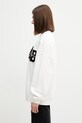 Anine Bing Miles bluza oversize bawełniana damska A.08.10074 biały SS26