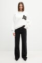 Anine Bing Miles bluza oversize bawełniana damska A.08.10074 biały