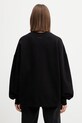 Odzież Anine Bing Miles bluza oversize bawełniana damska A.08.10074 czarny
