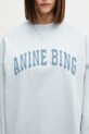 Anine Bing Miles bluza bawełniana damska niebieski A.08.12063