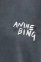 Anine Bing Miles bluza oversize bawełniana damska szary A.08.12055