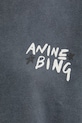 Anine Bing Miles bluza oversize bawełniana damska szary A.08.12055