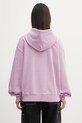 Odzież Carhartt WIP W' Hooded Nelson Sweat bluza oversize bawełniana damska I032741.3IBGD fioletowy