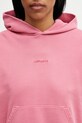 Carhartt WIP W' Hooded Benton Sweat bluza z kapturem bawełniana damska różowy I034512.3IJGD